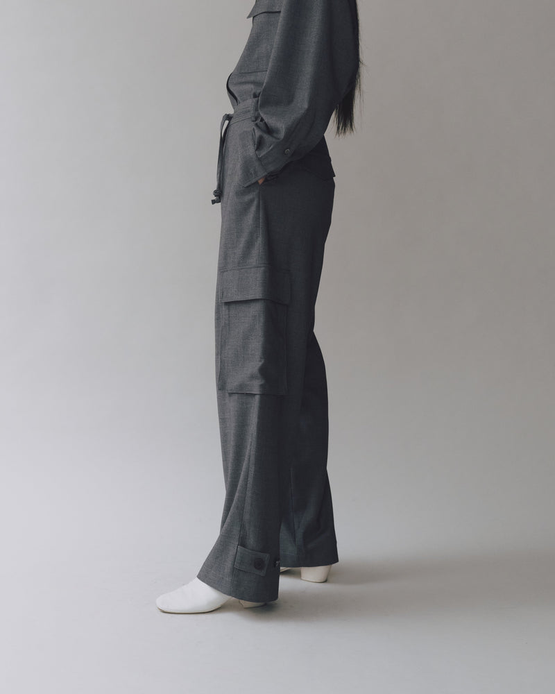 Mijeong Park Wool Blend Cargo Pants