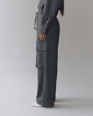 Mijeong Park Wool Blend Cargo Pants