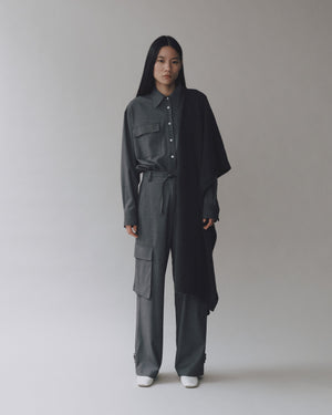 Mijeong Park Wool Blend Cargo Pants