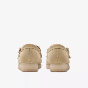 Clarks Wallabee T Bar Maple Suede Shoe