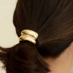 Nar'sha Metal Mini Double Arch Metal Ponytail Hair Tie