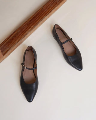 Flattered Camila Leather Ballet Shoe