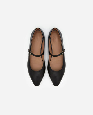 Flattered Camila Leather Ballet Shoe