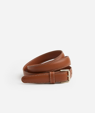 Flattered Barbara Leather Belt in Cognac