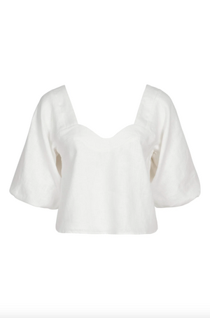 SANCIA The Lumi Top in White