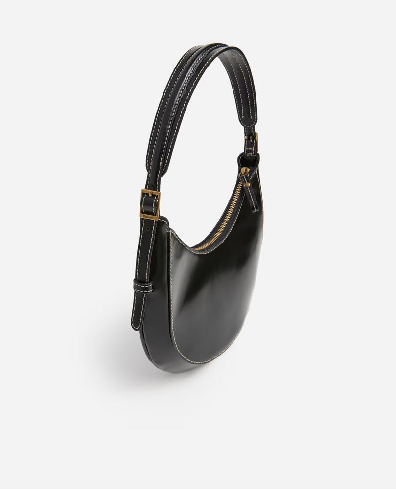 Flattered Lunar Leather Shoulder Bag