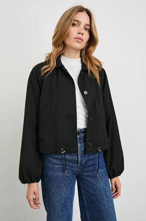 Rails North Jacket in Black Twill