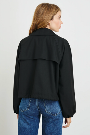 Rails North Jacket in Black Twill