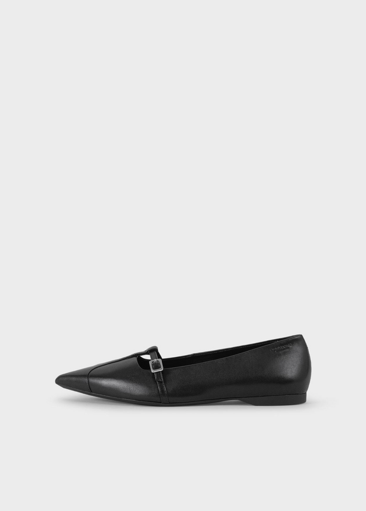 Vagabond Hermine Slingback Flat in Black