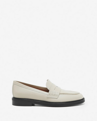 Flattered Sara Leather Creme Loafer