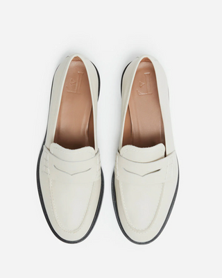 Flattered Sara Leather Creme Loafer