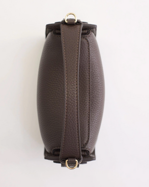 The Horse Mini Clementine Bag in Charcoal Leather