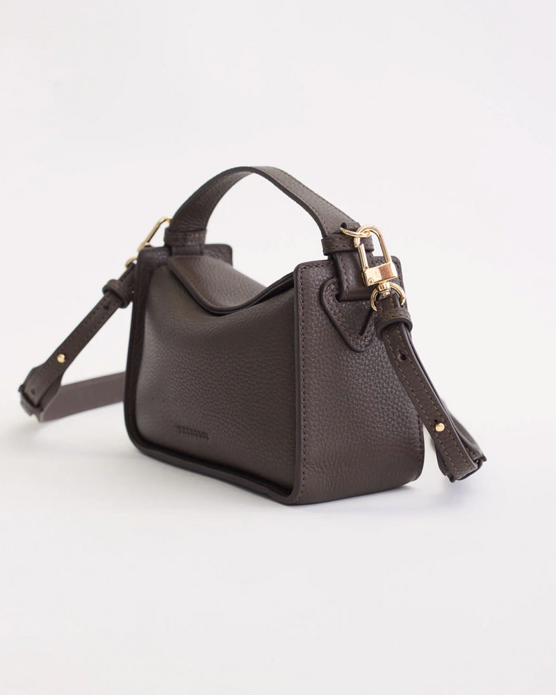 The Horse Mini Clementine Bag in Charcoal Leather