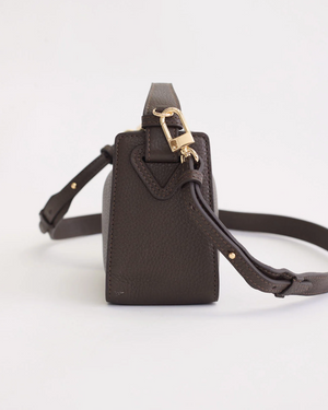 The Horse Mini Clementine Bag in Charcoal Leather