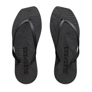 Sleepers' Tapered Flip Flop in Black